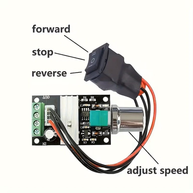 Example of DC Motor Speed Controller Installation
