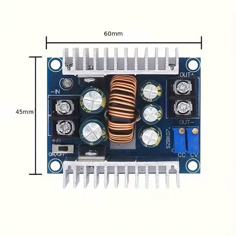 Compact Dimensions of 20A 300W Step-Down Module