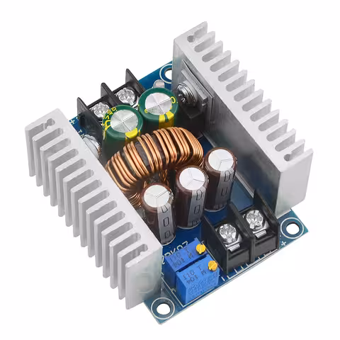 Step Down 20A 300W – Adjustable DC-DC Buck Converter 6–40V to 1.2–36V, CC/CV Module