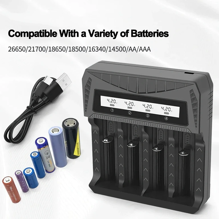 Universal Battery Charger – Side View
