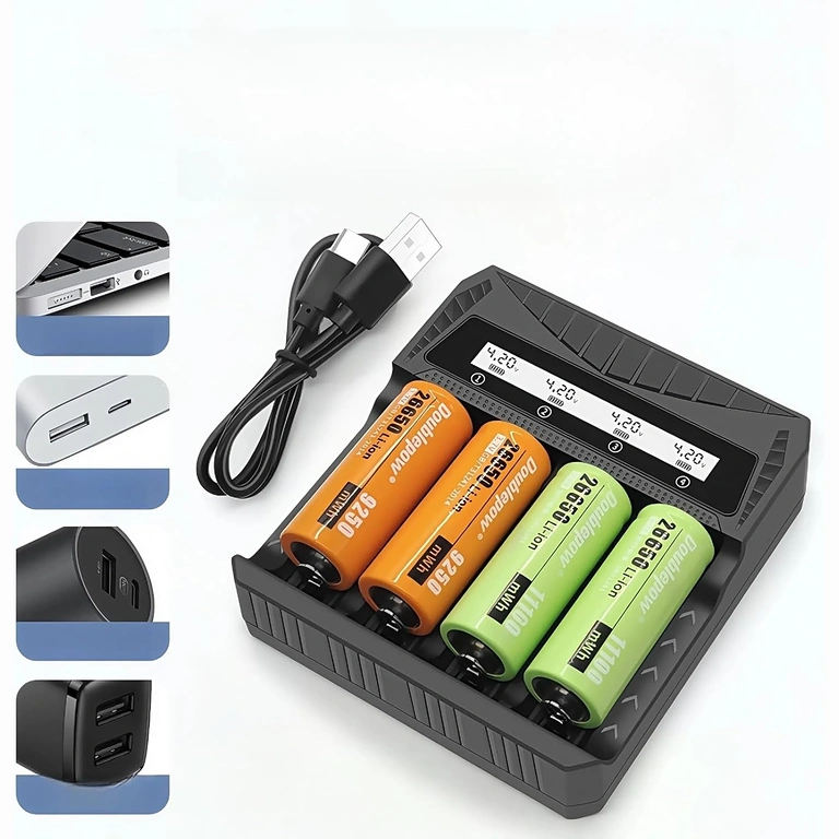 Universal Charger with Li-ion Batteries Installed