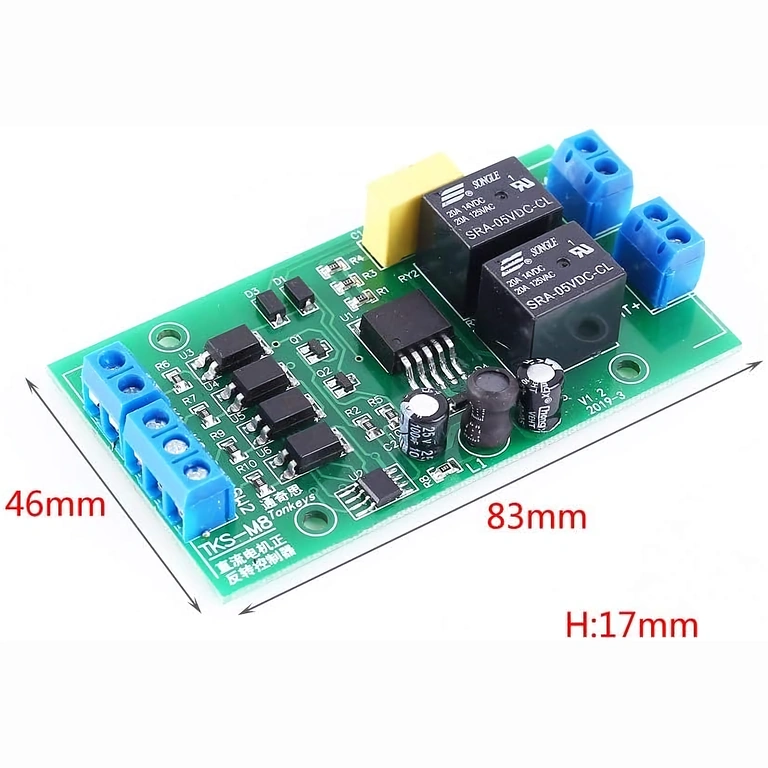 DC Motor Speed and Direction Controller, 12V/24V