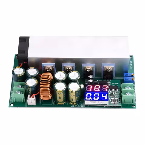 DC 12–80V 20A Step-Down Module 600W with Constant Current and Digital Display – Premium Buck Converter