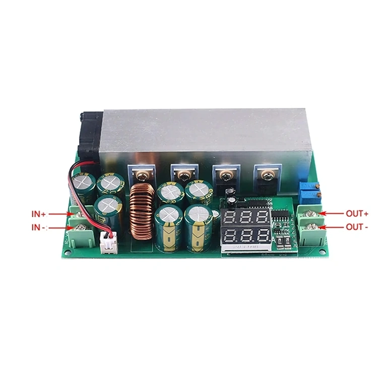 Overview of DC12-80V 20A Buck Module
