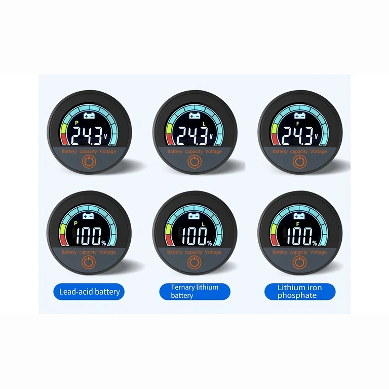 Digital Indicator Compatible with Li-ion and LiFePO4 Batteries 12V, 24V, 36V, 48V, 60V, 72V, Battery Percentage and Voltmeter Display for Bike, Scooter, and E-Scooter