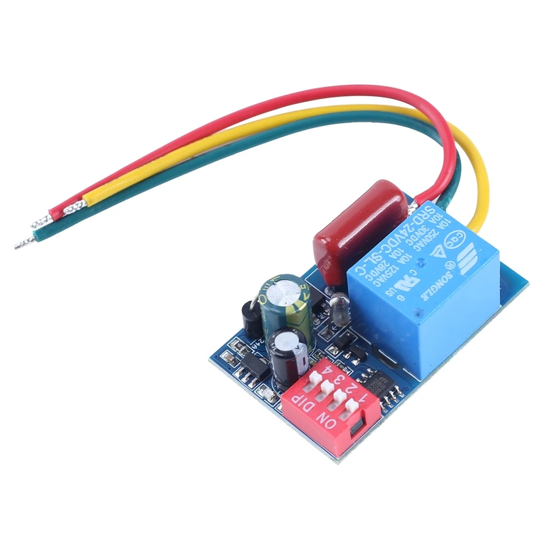Components of Mechanical/Analog Time Relay Module – Detail View