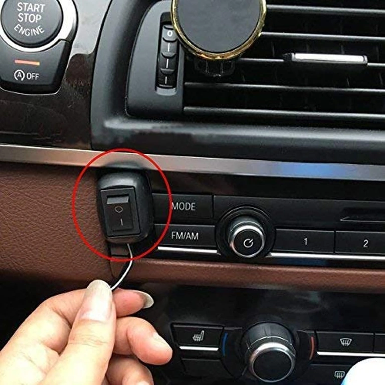 ON/OFF Switch Mounted with Adhesive Tape