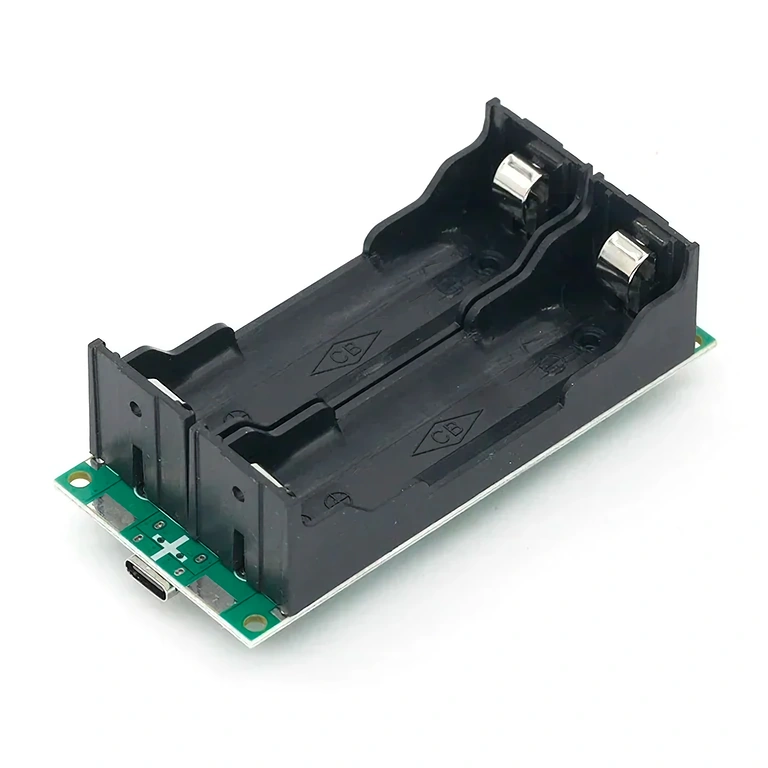 Mini UPS Module 5V/12V Installed in Electronic Circuit, Showing Connections and Real Operation