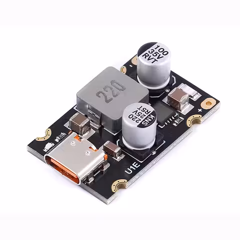 Front view of the 65W USB-C PD module showing the connector