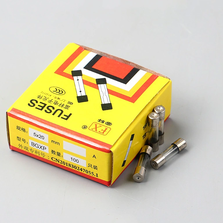 Complete Set of 100 Glass Fuses 10A 5x20mm