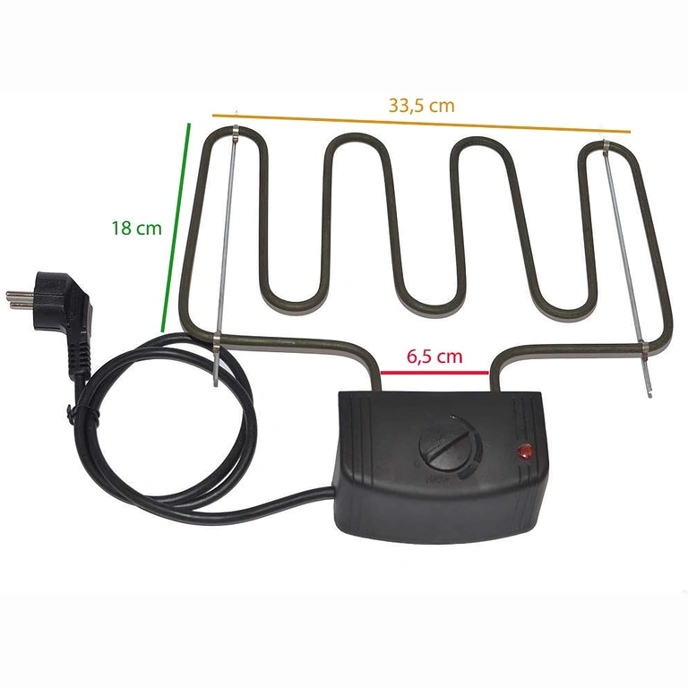 Detail of 2000W Electric Grill Heating Element