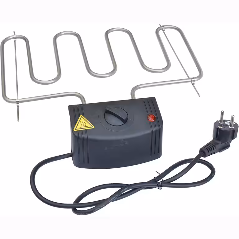 Electric Heating Element 2000W with Thermostat for Smoker and Electric Grill