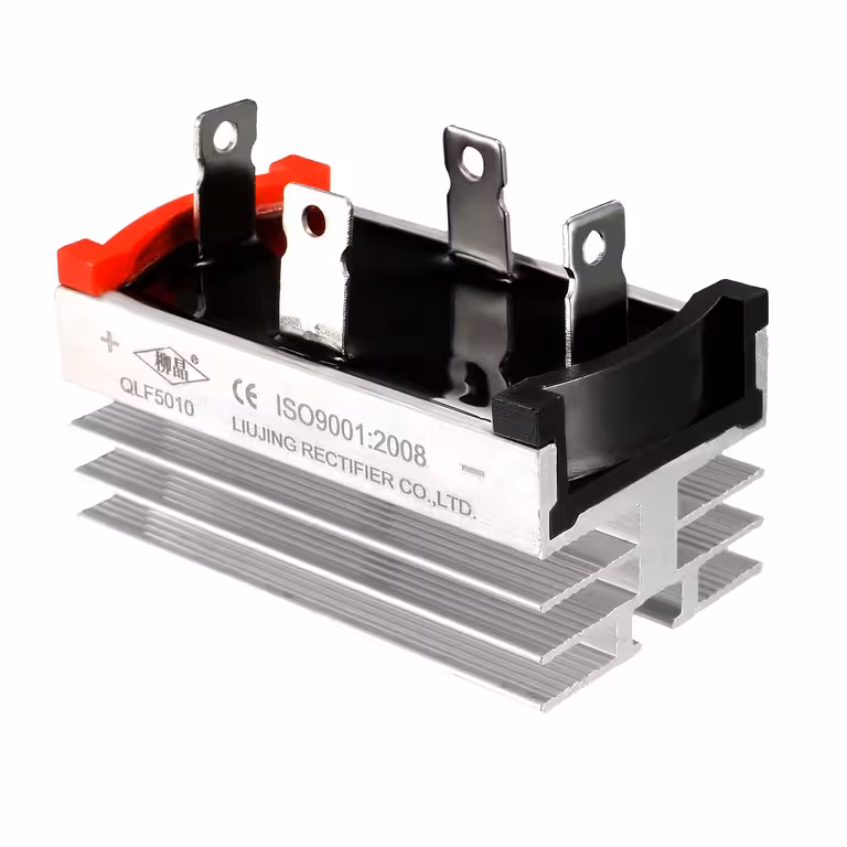 Single-Phase Bridge Rectifier 50A 1200V with Heatsink – AC to DC Rectifier