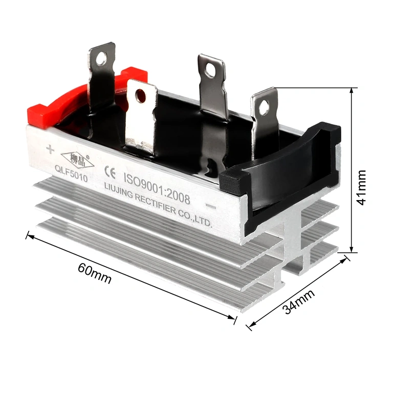 Integrated Heat Sink of Single-Phase Bridge Rectifier