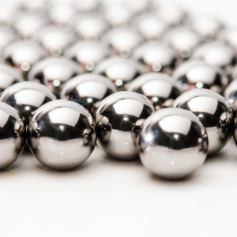 Set of 100 Metal Balls 8mm Steel for Bearings, Perfectly Round, Premium Quality