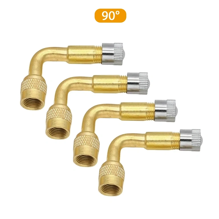 Set of 4 Auto Valve Extension 90°, Side View