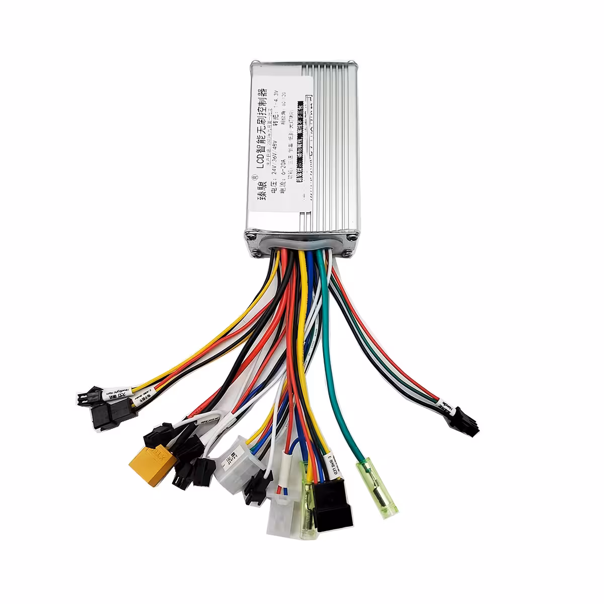 Phase wires and Hall sensor connections of TF100 scooter controller