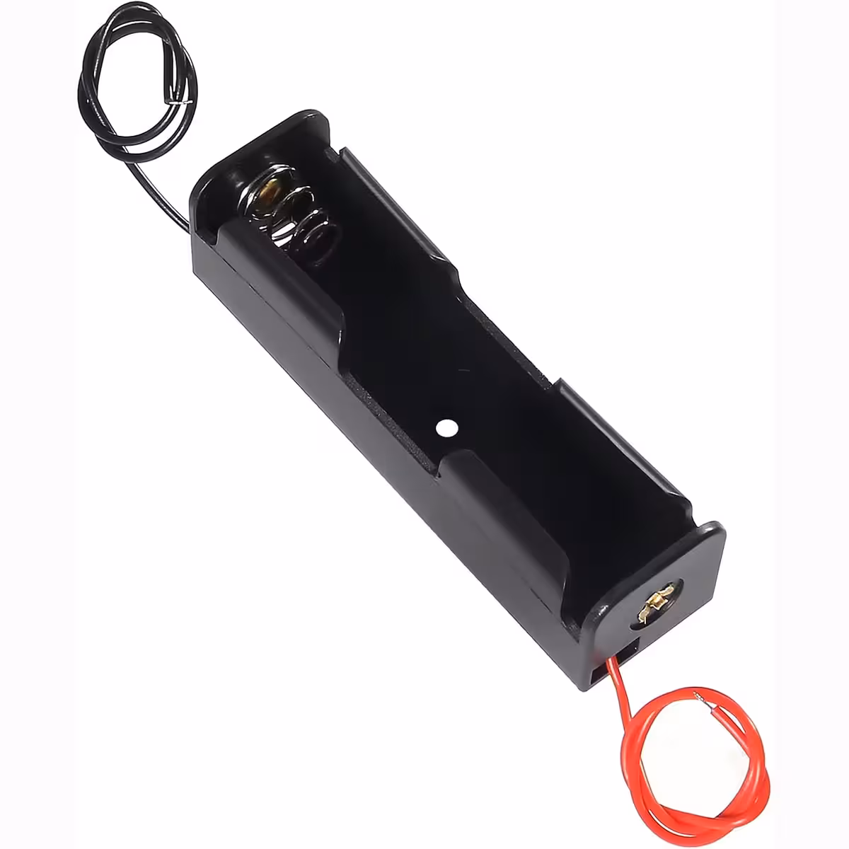 Plastic case for 18650 battery single slot