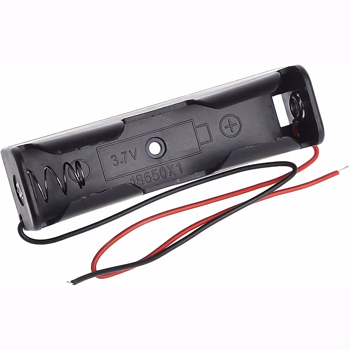 Side view of holder