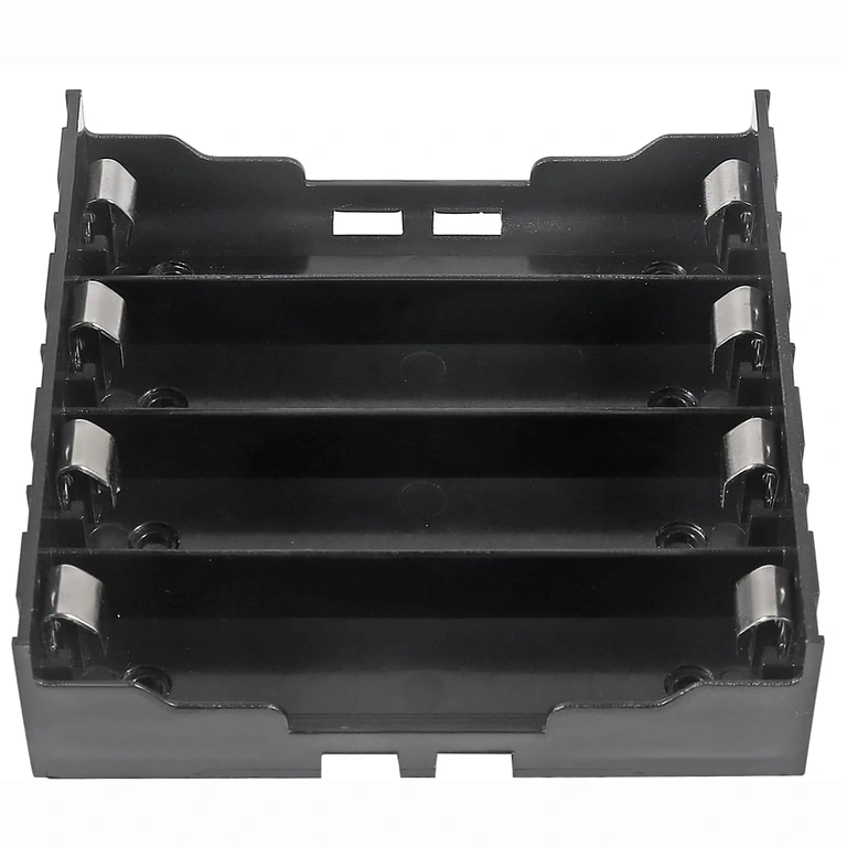 Top view of 4-slot battery holder