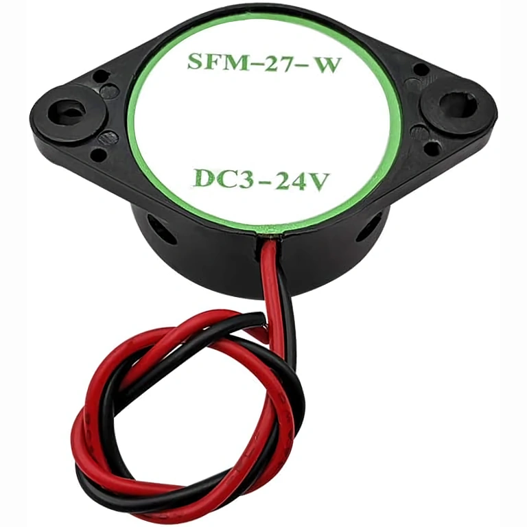 Buzzer wiring diagram Connection of 3–24V piezo buzzer for DIY circuits