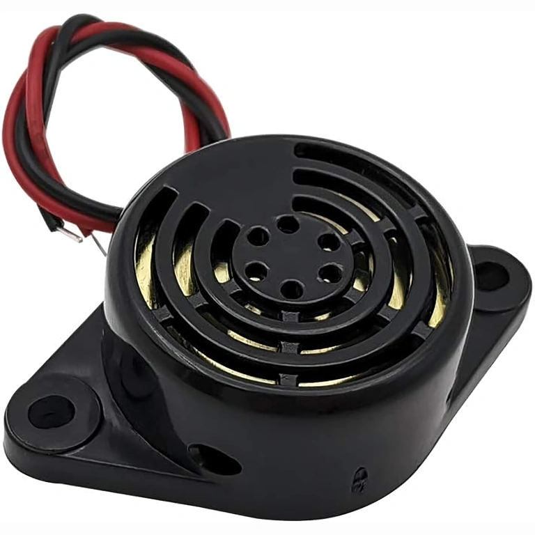 Active piezoelectric buzzer 3–24V Active piezoelectric buzzer 3–24V continuous sound 100dB