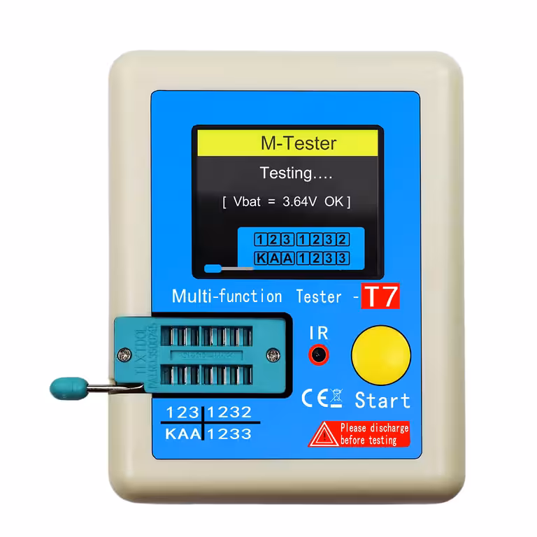 LCR-T7 transistor capacitor diode tester