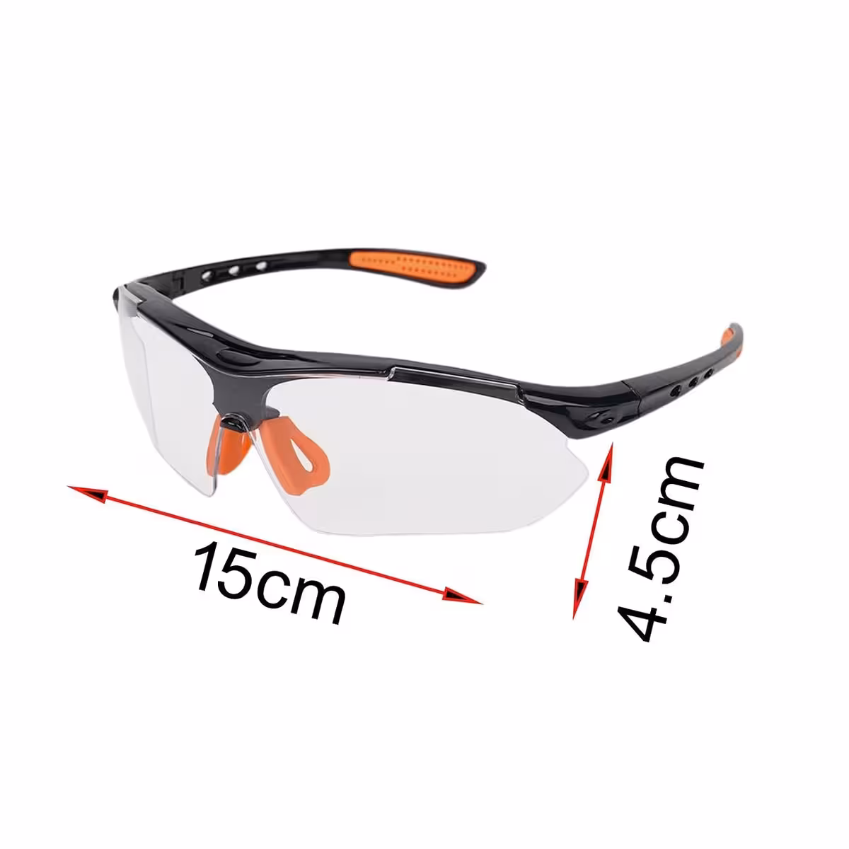 Pair of protective glasses for cycling, running and marathons